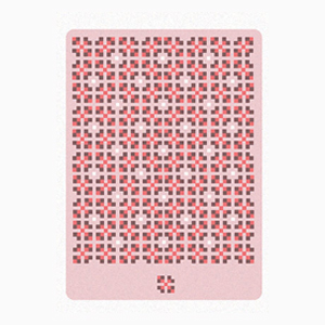 pink and brown geo pattern
